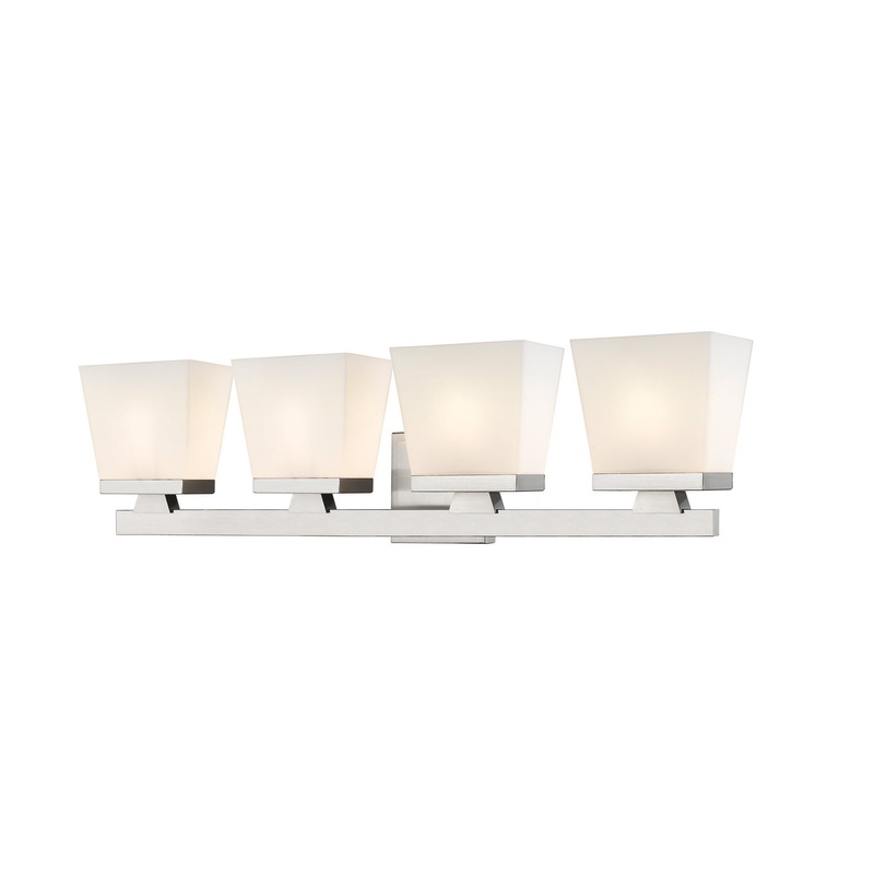 Z-Lite 1937-4V-BN Astor Four Light Vanity, Brushed Nickel