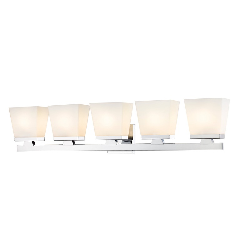 Z-Lite 1937-5V-CH Astor Five Light Vanity, Chrome