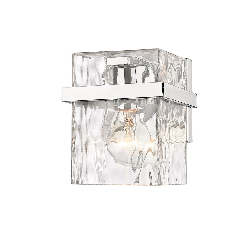 Z-Lite 1938-1S-CH Bennington One Light Wall Sconce, Chrome