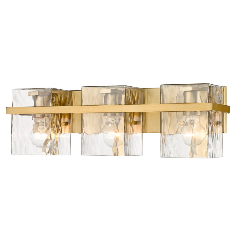 Z-Lite 1938-3V-MGLD Bennington Three Light Vanity, Modern Gold
