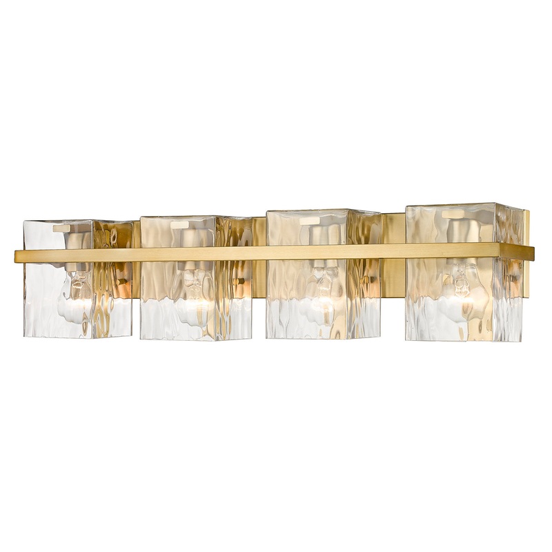 Z-Lite 1938-4V-MGLD Bennington Four Light Vanity, Modern Gold