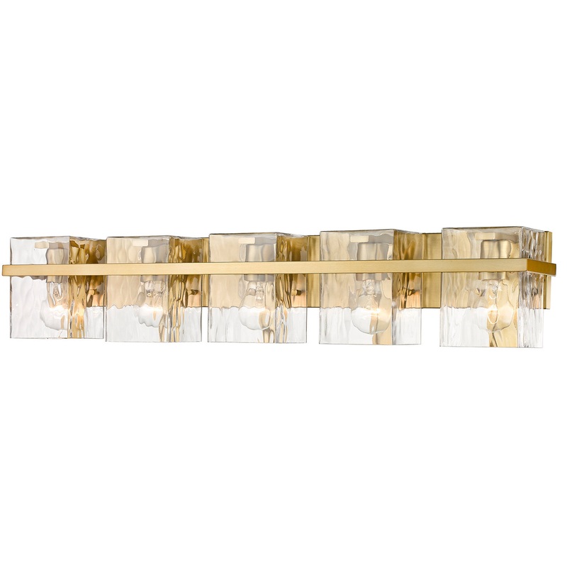 Z-Lite 1938-5V-MGLD Bennington Five Light Vanity, Modern Gold