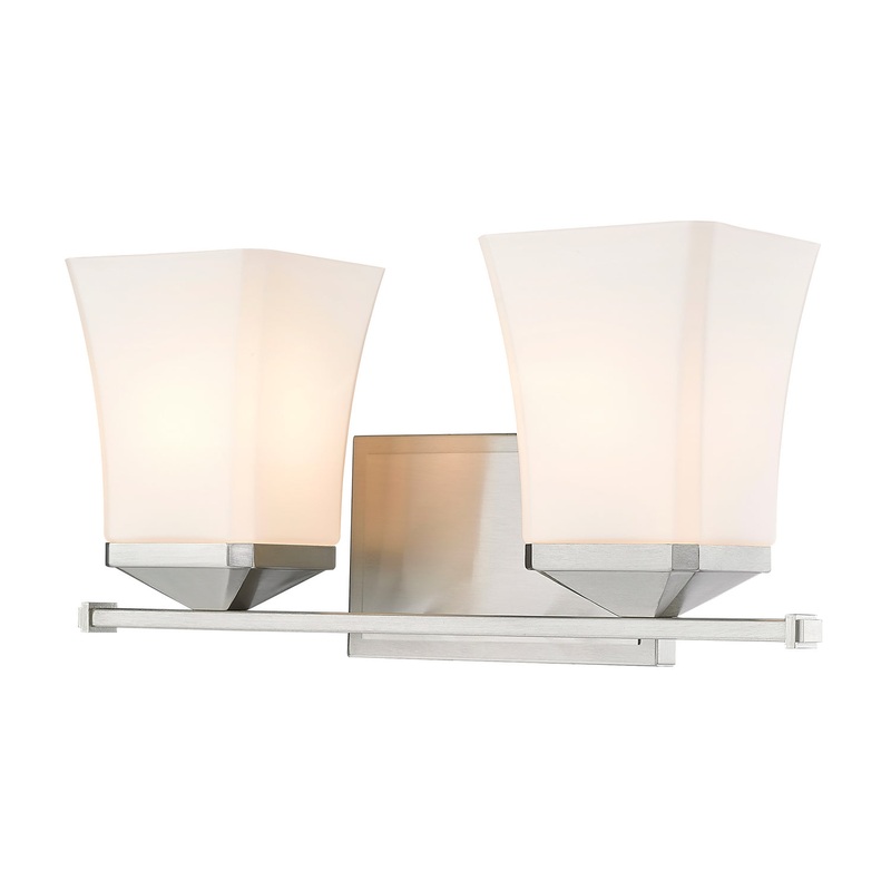 Z-Lite 1939-2V-BN Darcy Two Light Vanity, Brushed Nickel