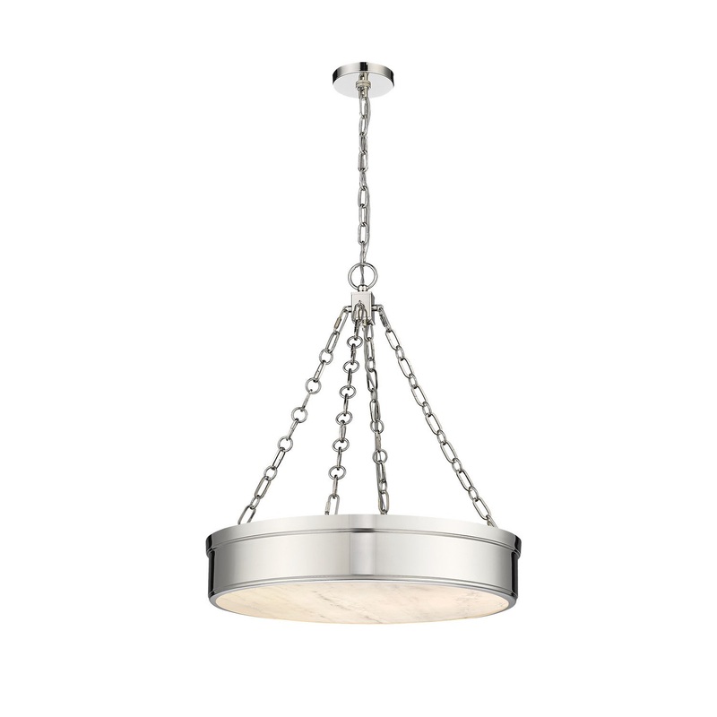 Z-Lite 1944P22-PN-LED Anders LED Pendant, Polished Nickel