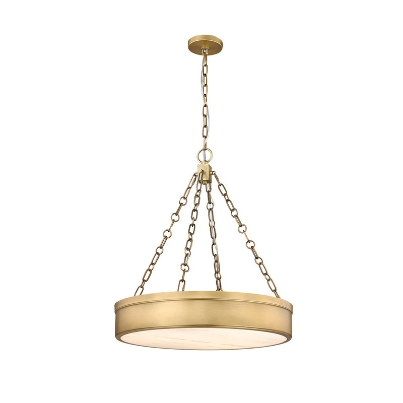 Z-Lite 1944P22-RB-LED Anders LED Pendant, Rubbed Brass
