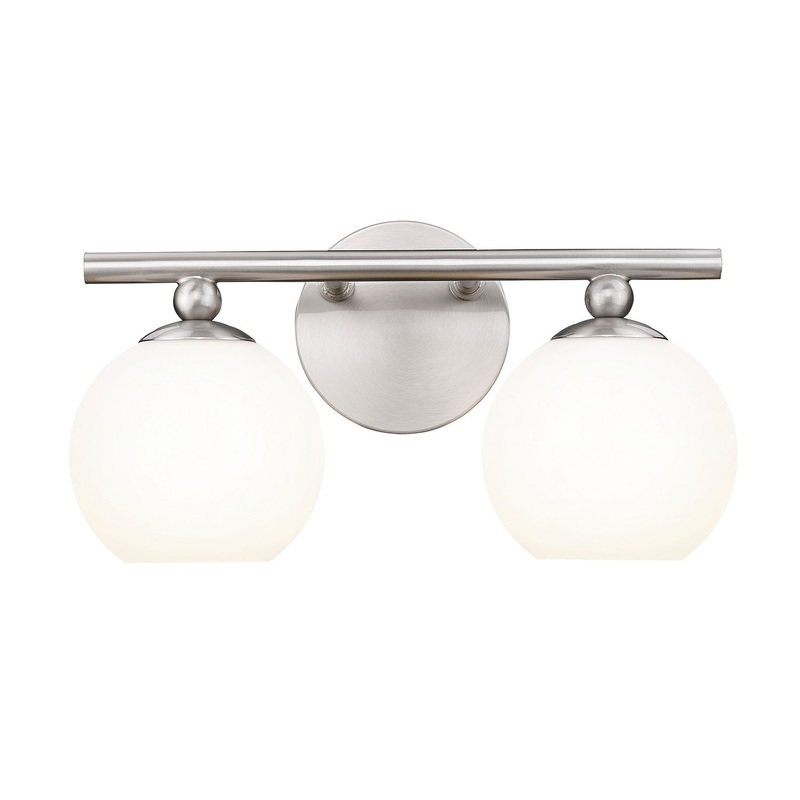 Z-Lite 1100-2V-BN Neoma Two Light Vanity, Brushed Nickel