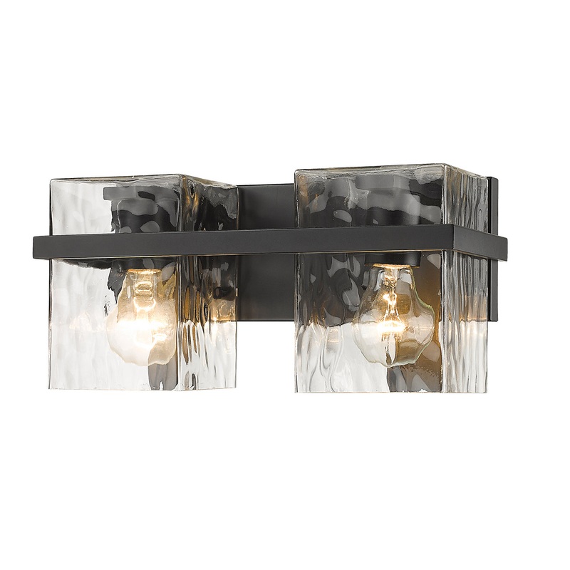Z-Lite 1938-2V-MB Bennington Two Light Vanity, Matte Black
