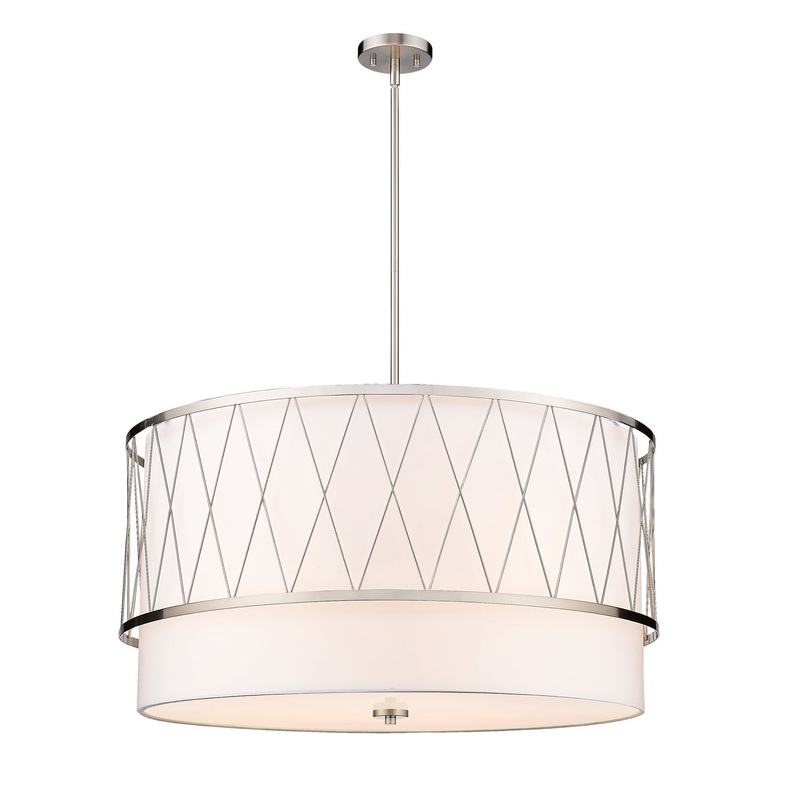Z-Lite 198-32BN Dalton Five Light Pendant, Brushed Nickel