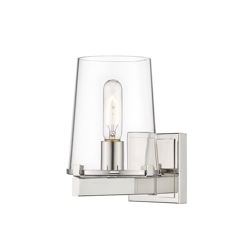 Z-Lite 3032-1V-PN Callista One Light Vanity, Polished Nickel