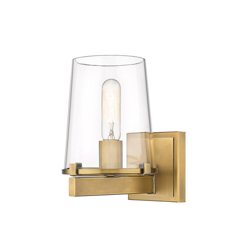 Z-Lite 3032-1V-RB Callista One Light Vanity, Rubbed Brass