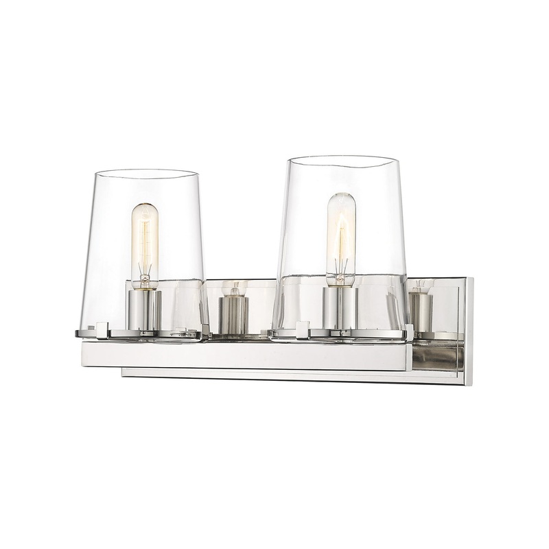 Z-Lite 3032-2V-PN Callista Two Light Vanity, Polished Nickel