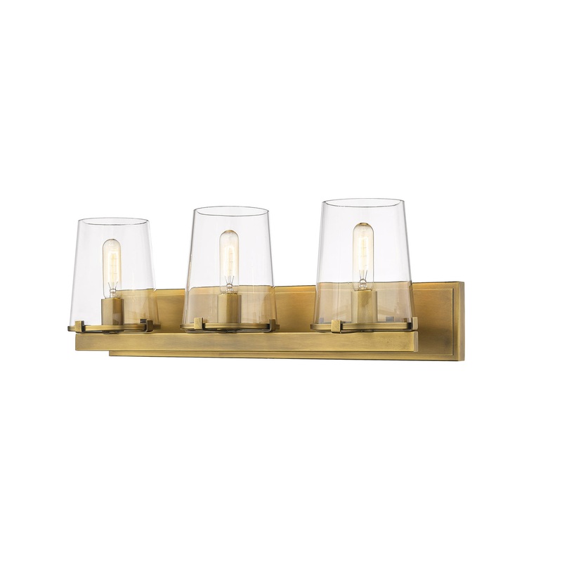Z-Lite 3032-3V-RB Callista Three Light Vanity, Rubbed Brass