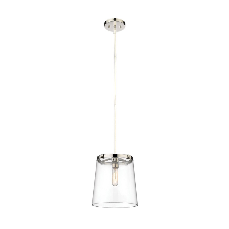 Z-Lite 3032P10-PN Callista One Light Pendant, Polished Nickel