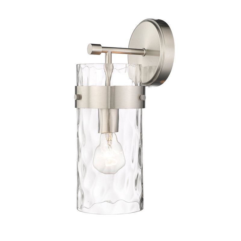 Z-Lite 3035-1SS-BN Fontaine One Light Wall Sconce, Brushed Nickel