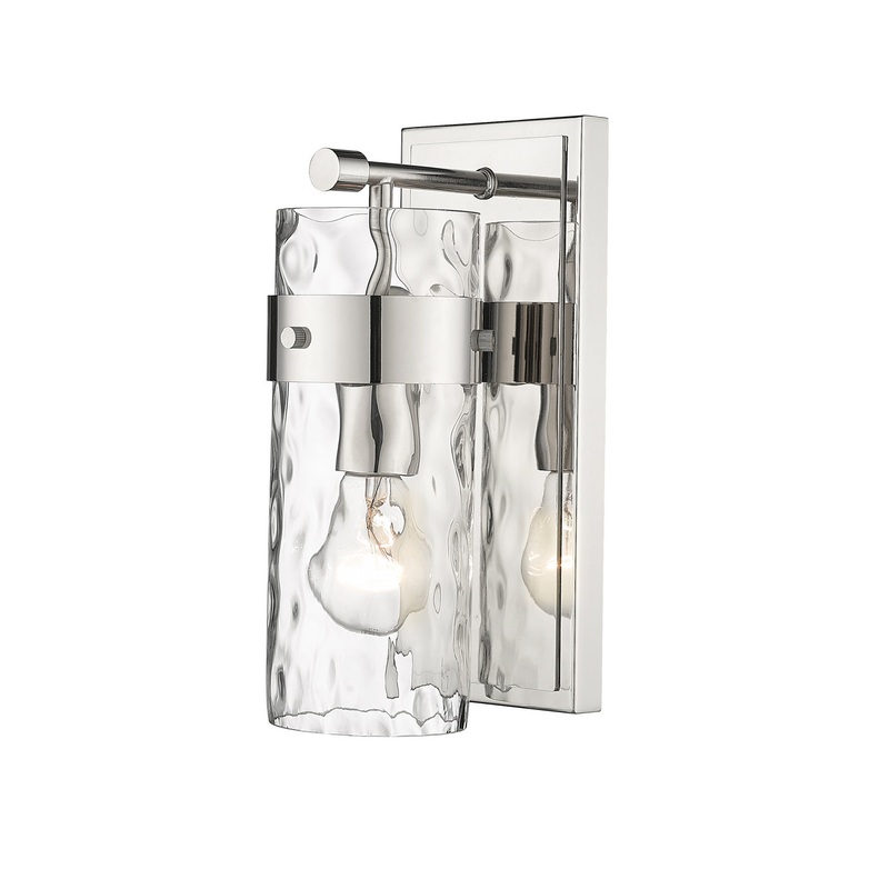 Z-Lite 3035-1V-PN Fontaine One Light Vanity, Polished Nickel