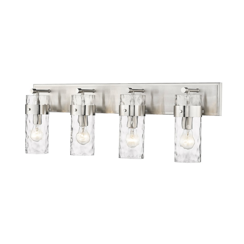 Z-Lite 3035-4V-BN Fontaine Four Light Vanity, Brushed Nickel