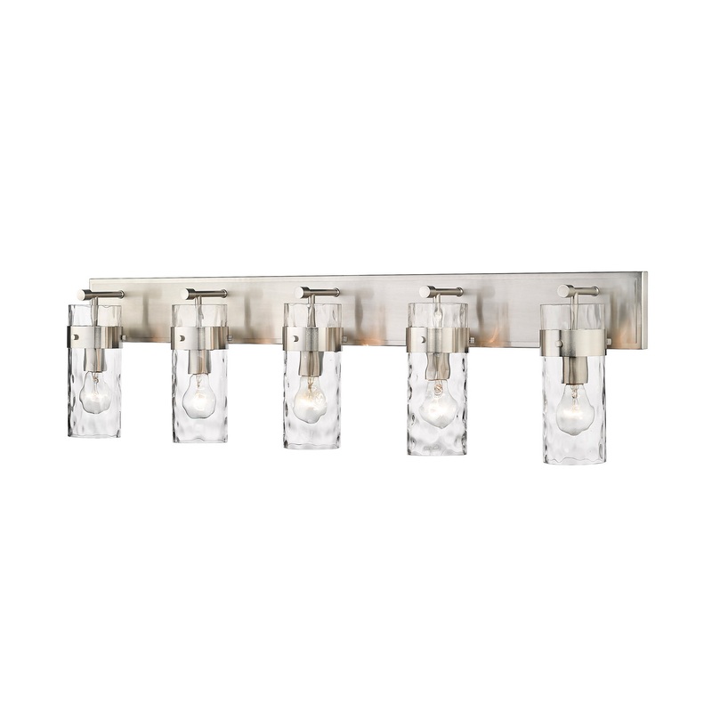 Z-Lite 3035-5V-BN Fontaine Five Light Vanity, Brushed Nickel