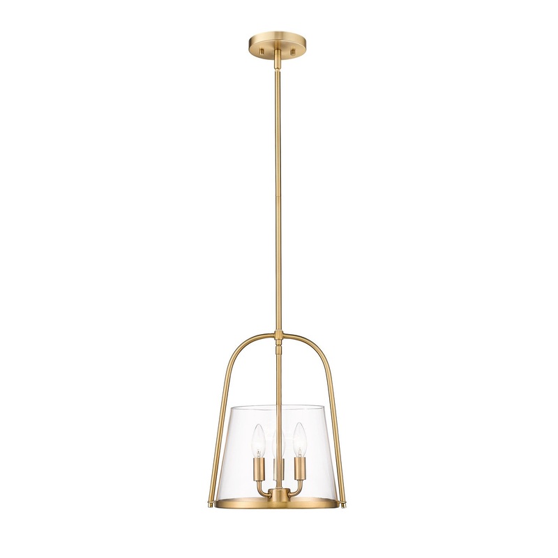 Z-Lite 3041P12-MGLD Archis Three Light Pendant, Modern Gold