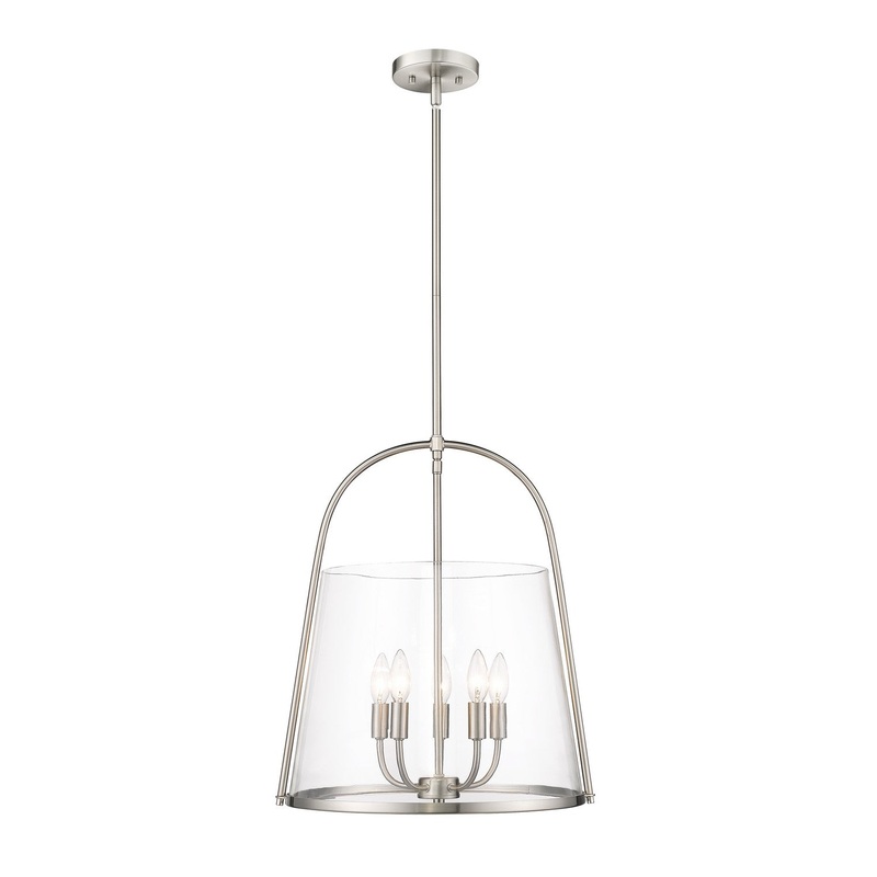 Z-Lite 3041P18-BN Archis Five Light Pendant, Brushed Nickel