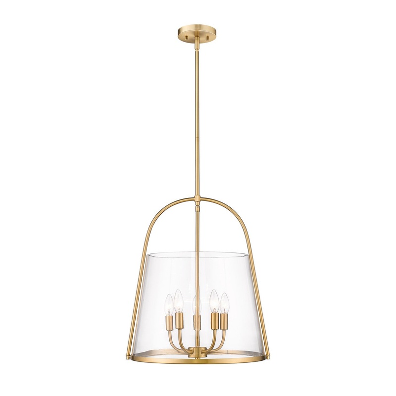Z-Lite 3041P18-MGLD Archis Five Light Pendant, Modern Gold