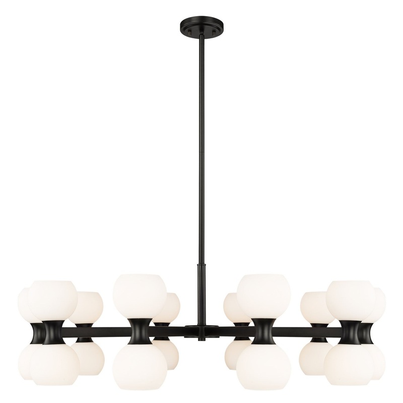 Z-Lite 494-20MB Artemis 20 Light Chandelier, Matte Black