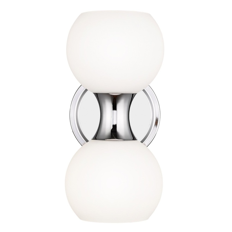 Z-Lite 494-2S-CH Artemis Two Light Wall Sconce, Chrome