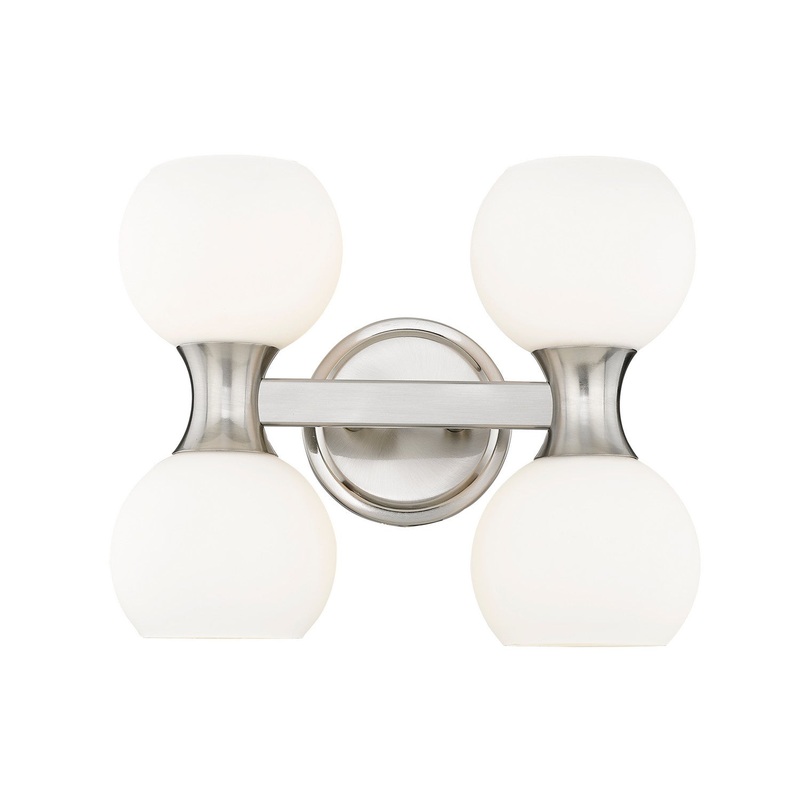 Z-Lite 494-4V-BN Artemis Four Light Vanity, Brushed Nickel