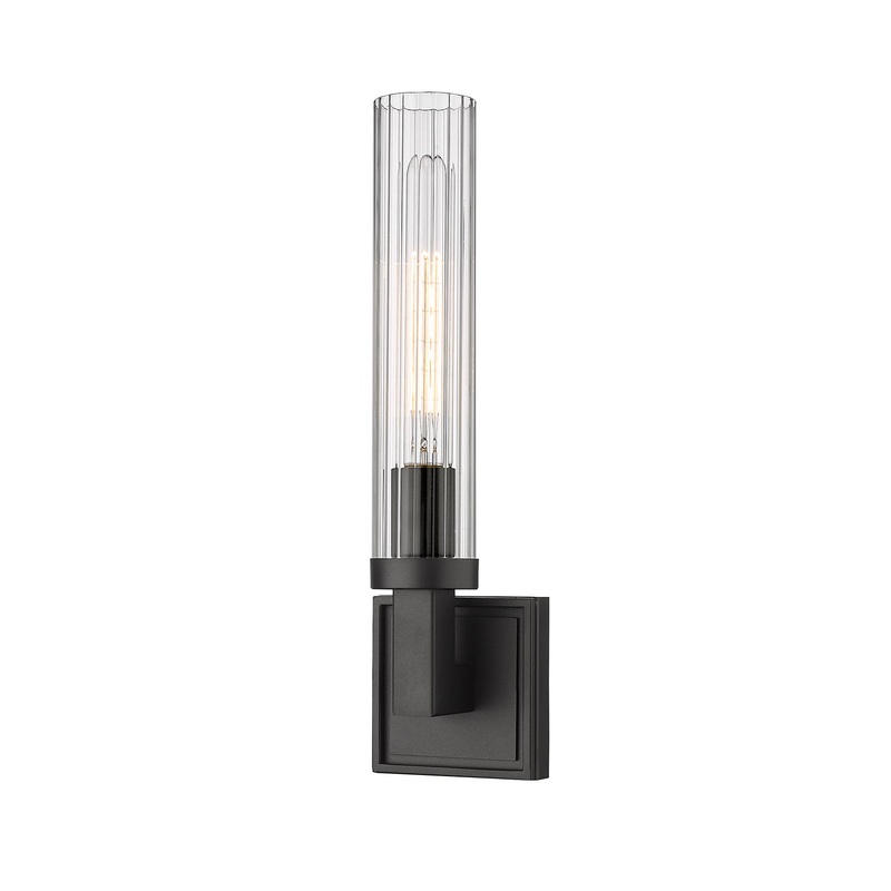 Z-Lite 3031-1S-BRZ Beau One Light Wall Sconce, Bronze