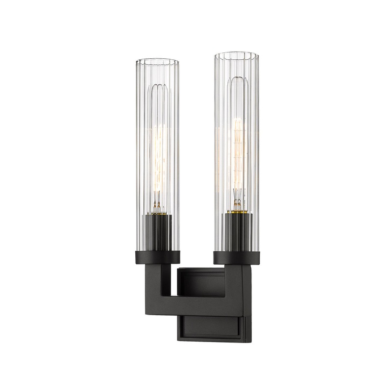 Z-Lite 3031-2S-BRZ Beau Two Light Wall Sconce, Bronze
