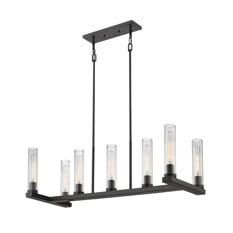 Z-Lite 3031-7L-BRZ Beau Seven Light Chandelier, Bronze