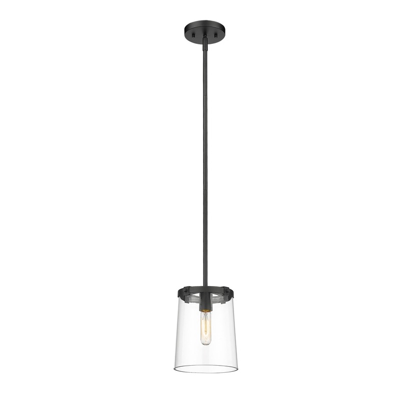 Z-Lite 3032MP-MB Callista One Light Mini Pendant, Matte Black