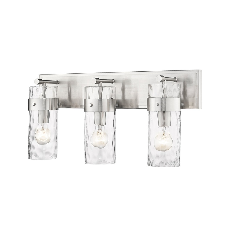 Z-Lite 3035-3V-BN Fontaine Three Light Vanity, Brushed Nickel