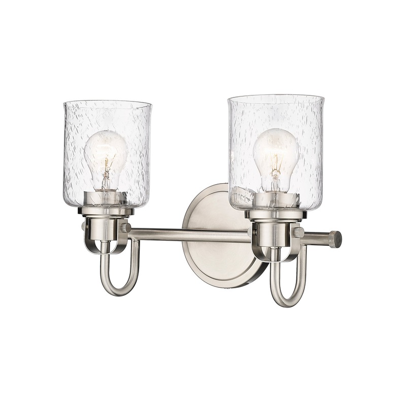 Z-Lite 340-2V-BN Kinsley Two Light Vanity, Brushed Nickel
