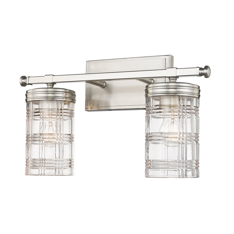 Z-Lite 344-2V-BN Archer Two Light Vanity, Brushed Nickel