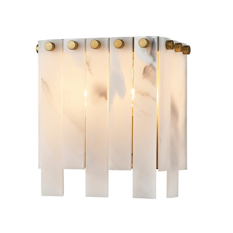 Z-Lite 345-2S-RB Viviana Two Light Wall Sconce, Rubbed Brass
