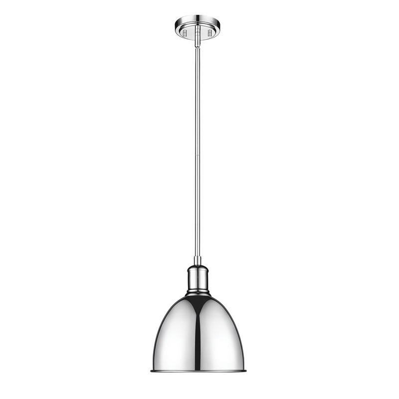 Z-Lite 4500P8-CH Sawyer One Light Pendant, Chrome