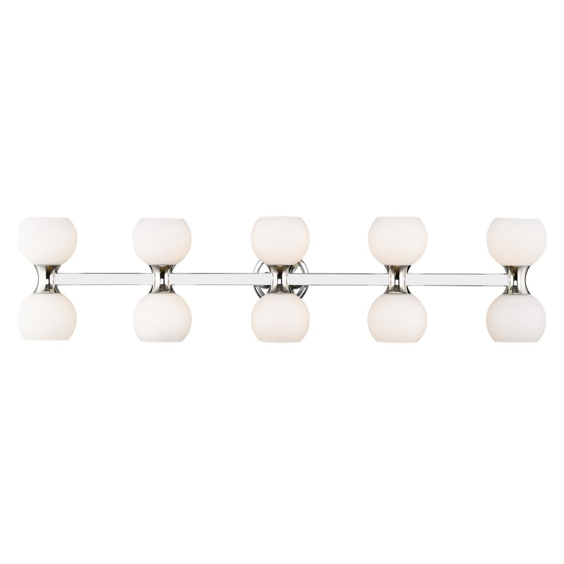 Z-Lite 494-10V-CH Artemis Ten Light Vanity, Chrome
