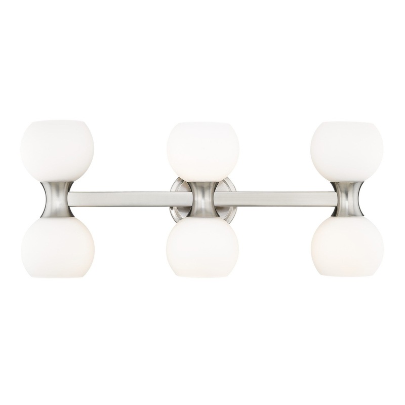 Z-Lite 494-6V-BN Artemis Six Light Vanity, Brushed Nickel
