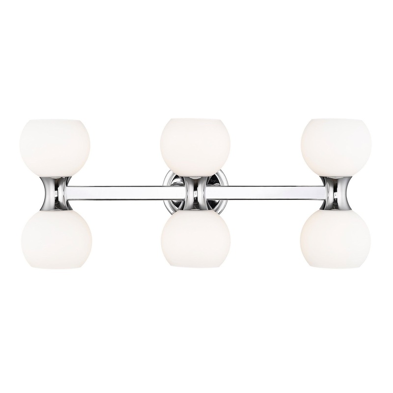 Z-Lite 494-6V-CH Artemis Six Light Vanity, Chrome
