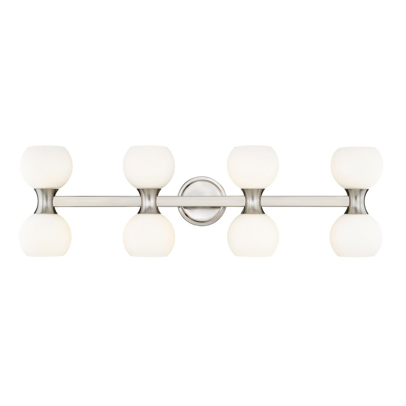 Z-Lite 494-8V-BN Artemis Eight Light Vanity, Brushed Nickel