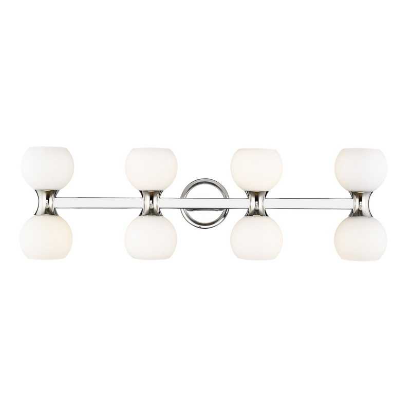 Z-Lite 494-8V-CH Artemis Eight Light Vanity, Chrome