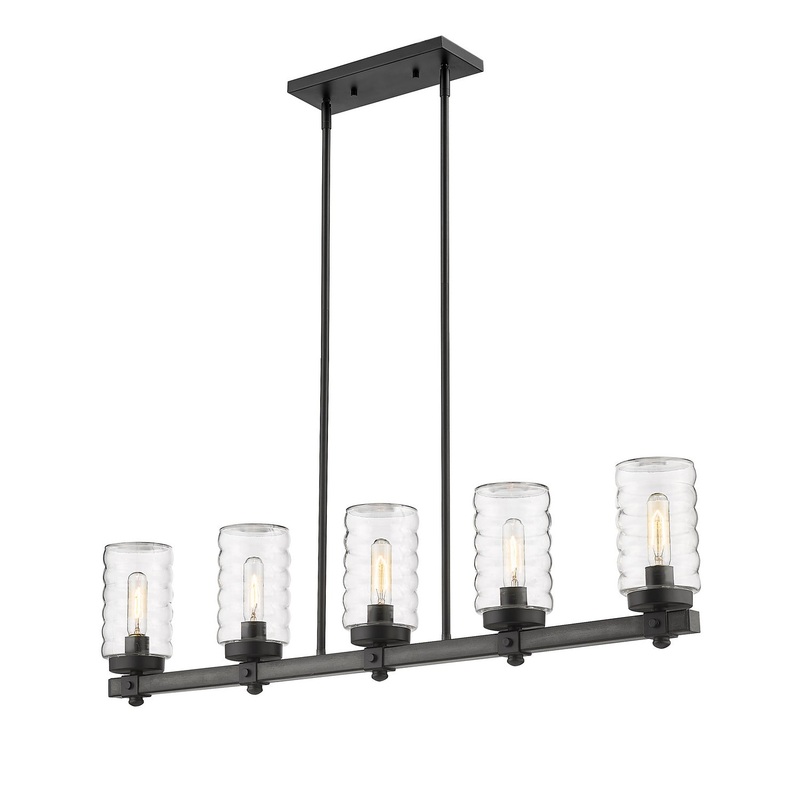 Z-Lite 588-5L-ABB Tahoe Five Light Outdoor Linear, Ashen Barnboard