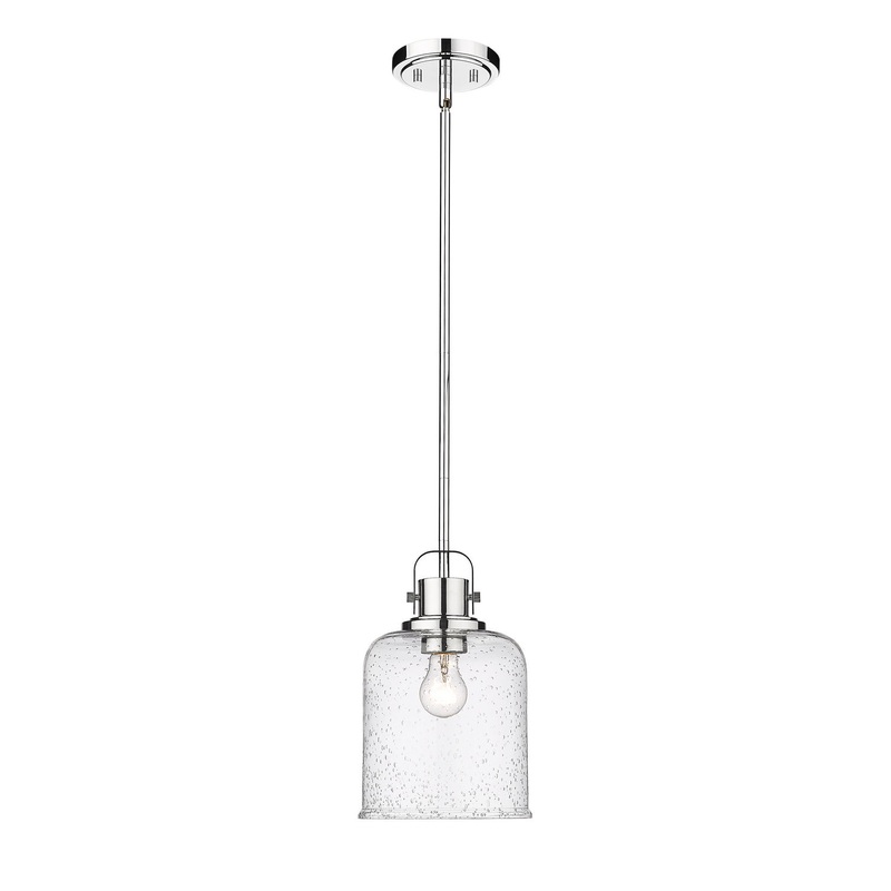 Z-Lite 340P8-CH Kinsley One Light Pendant, Chrome