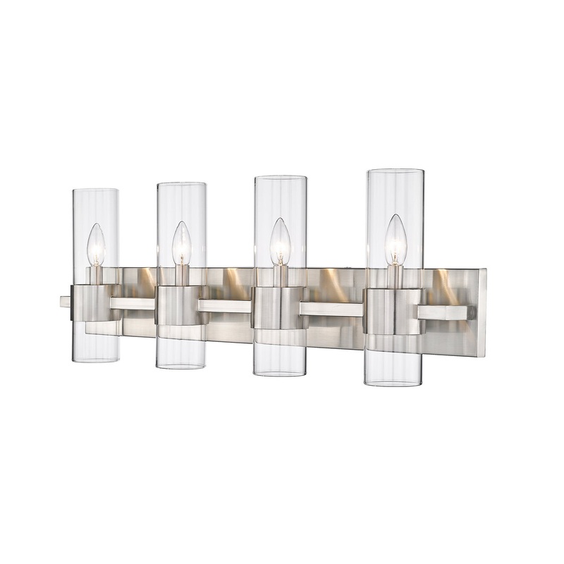 Z-Lite 343-4V-BN Lawson Four Light Vanity, Brushed Nickel
