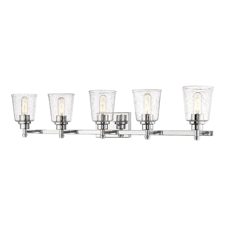 Z-Lite 464-5V-CH Bohin Five Light Vanity, Chrome