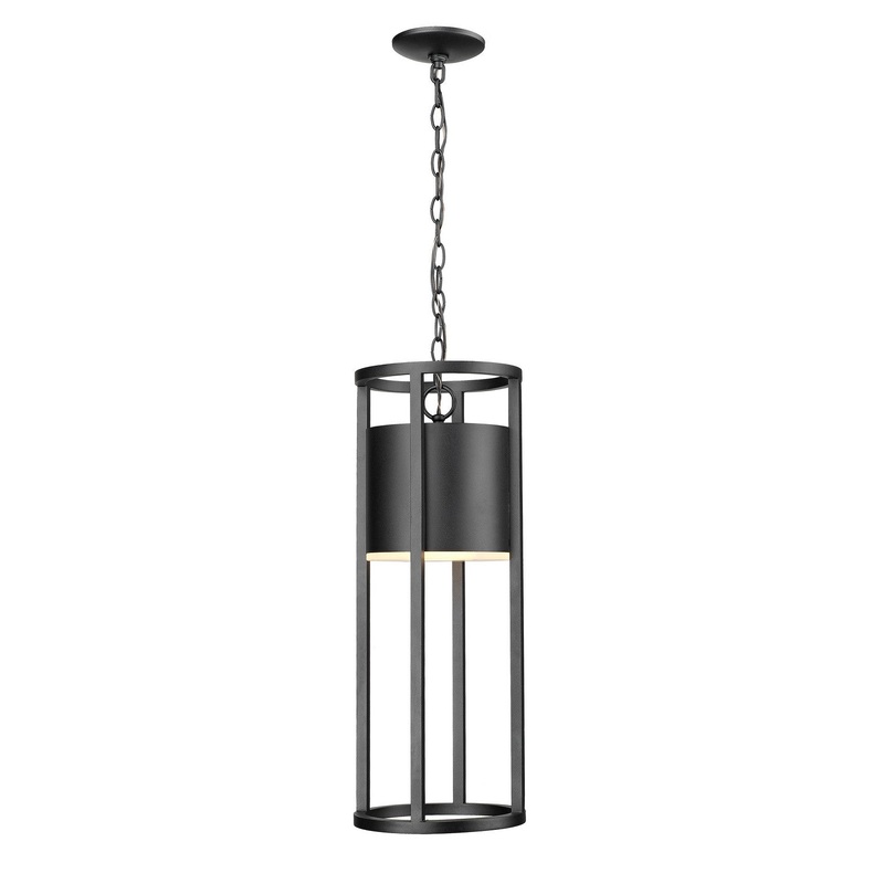 Z-Lite 517CHB-BK-LED Luca LED Outdoor Chain Mount, Black