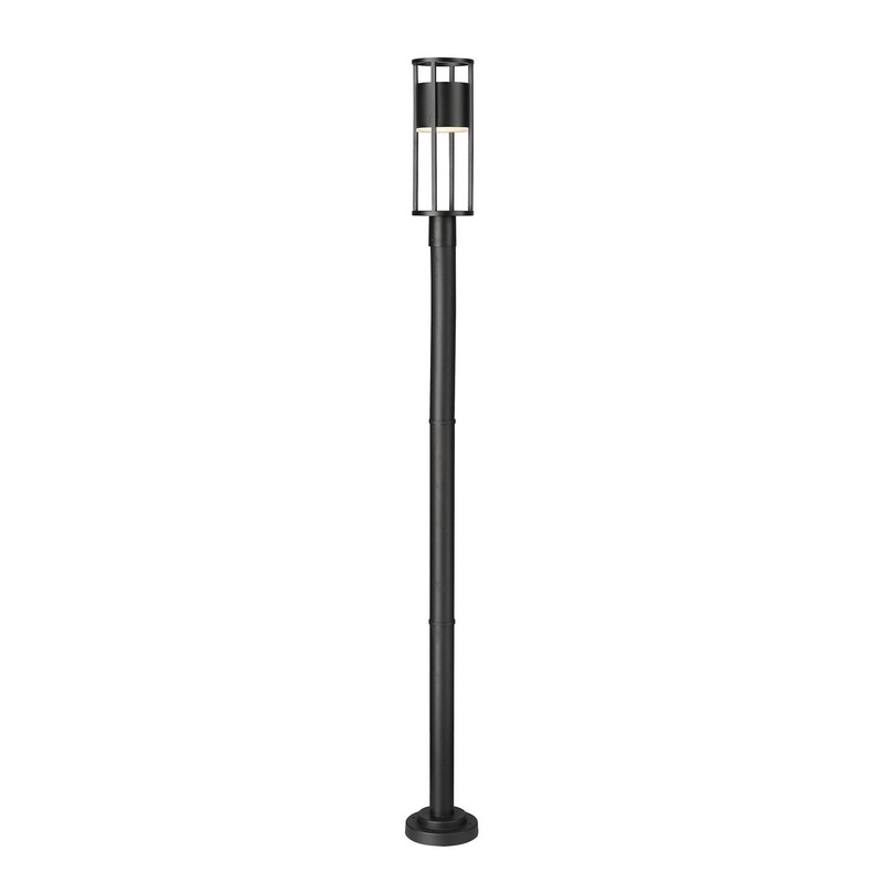 Z-Lite 517PHM-567P-BK-LED Luca LED Outdoor Post Mount, Black