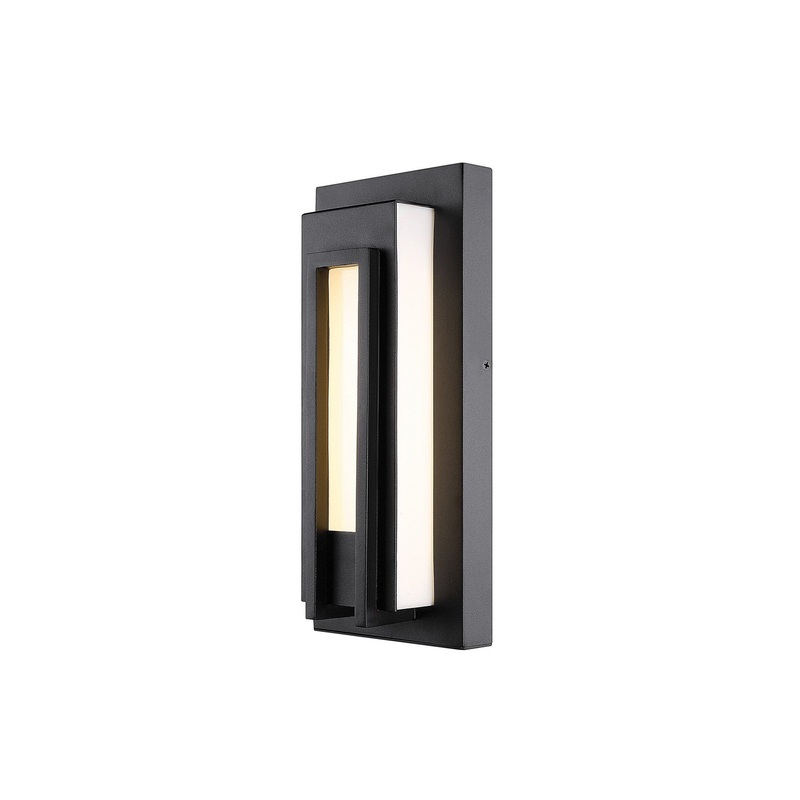 Z-Lite 520S-BK-LED Keaton LED Outdoor Wall Sconce, Black