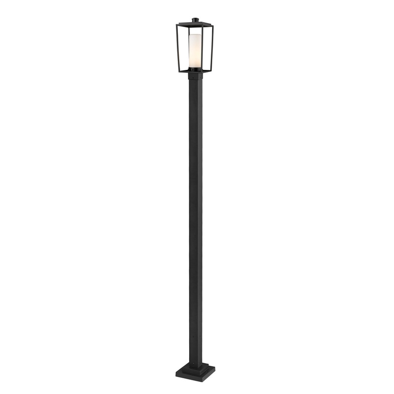 Z-Lite 595PHMS-536P-BK Sheridan One Light Outdoor Post Mount, Black