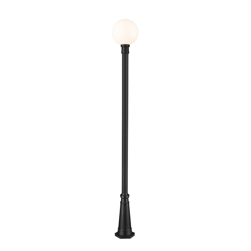Z-Lite 597PHB-519P-BK Laurent One Light Outdoor Post Mount, Black